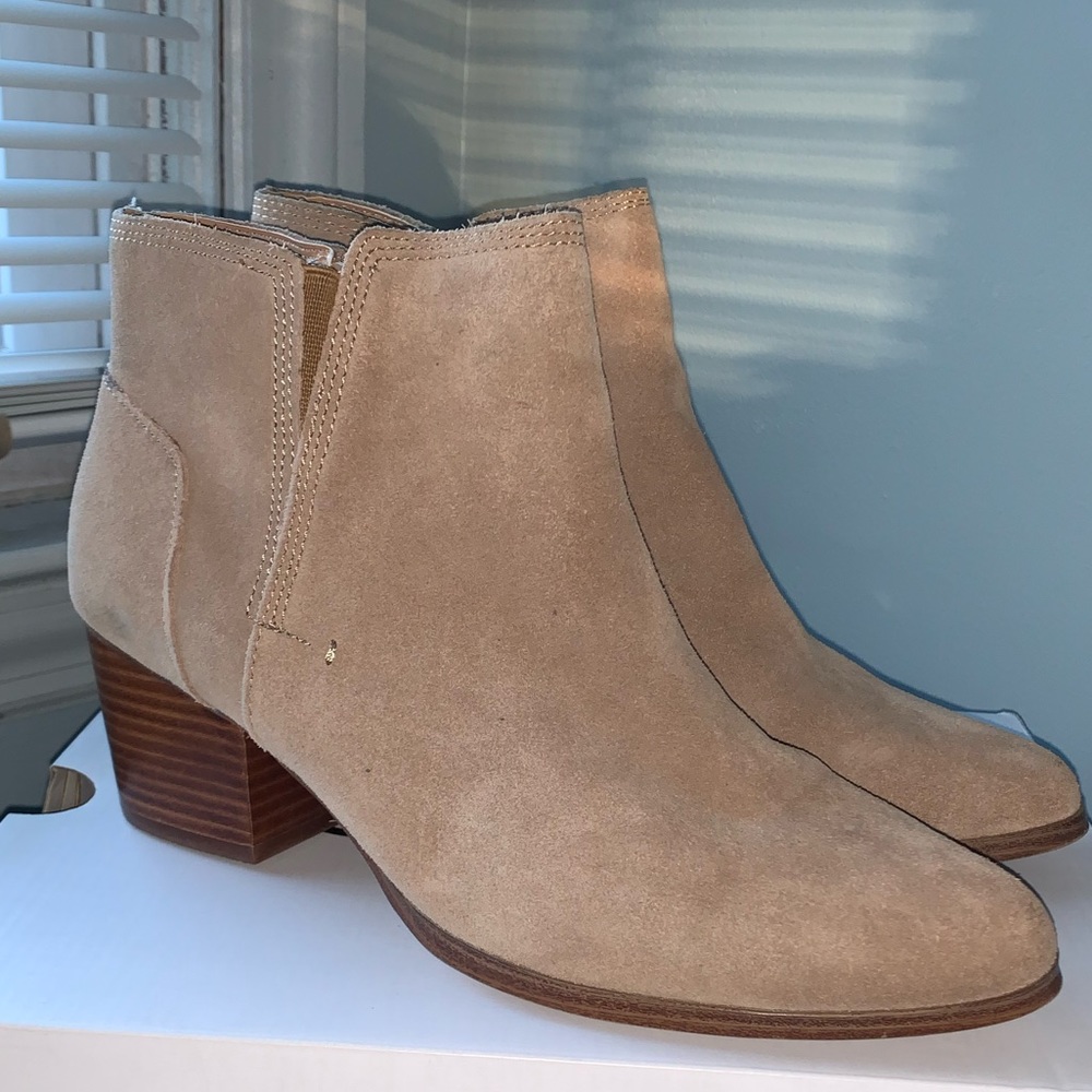 Beige/Cream Suede ALDO Booties